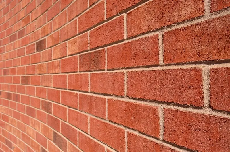 Bricklayer at work