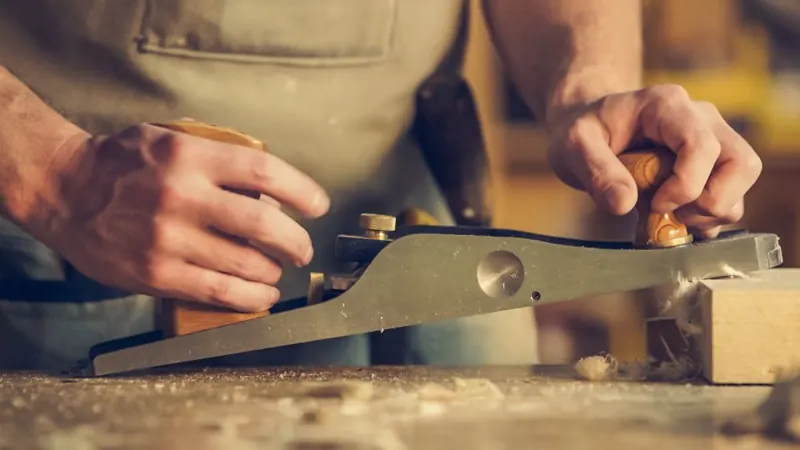 Carpenter at work